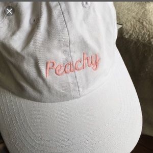 Brandy Melville peachy baseball cap!!!